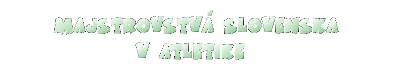 Majstrovstv Slovenska v atletike